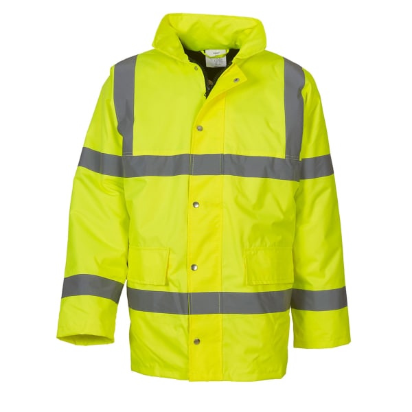 Yoko Unisex Vuxen Klassisk Motorväg Hi-Vis Jacka 4XL Gul Yellow 4XL