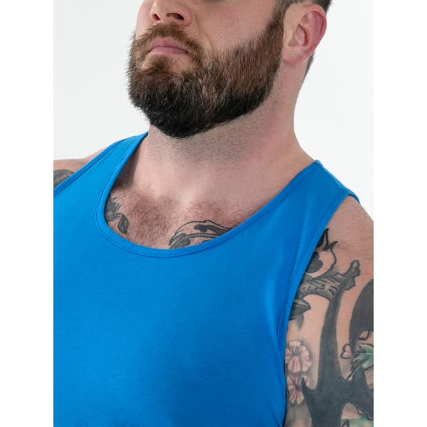 Duke Herr Tanktop Fabio 2 Kingsize 2XL Blå Blue 2XL