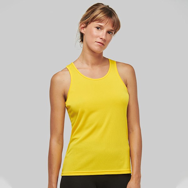 Kariban Proact Dam/Dam Sleeveless Sports / Träningsväst Fluorescent Yellow S