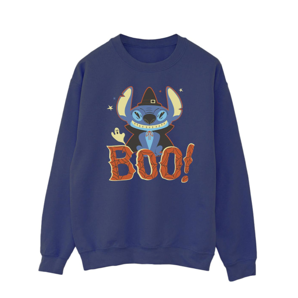 Disney Mens Lilo & Stitch Boo! Tröja XXL Marinblå Navy Blue XXL