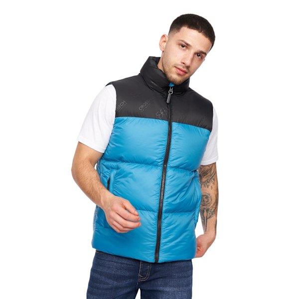 Crosshatch Demerley Kontrastpanel Gilet XL Petrol/Svart Petrol/Black XL