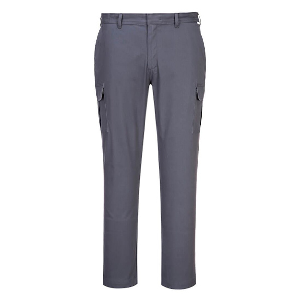 Portwest Herr Combat Stretch Slim Combat Byxor 40R Charcoal Charcoal Grey 40R