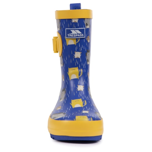 Trespass Barn/Barn Puddle Wellington Stövlar 2 UK Blå/Gul Blue/Yellow 2 UK