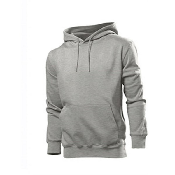 Stedman Mens Classic Hood L Heather Grey Heather Grey L