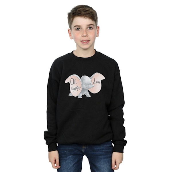 Disney Boys Dumbo Happy Day Sweatshirt 5-6 år Svart Black 5-6 Years