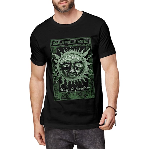 Sublime Unisex Adult Grn 40 Oz T-Shirt M Svart Black M