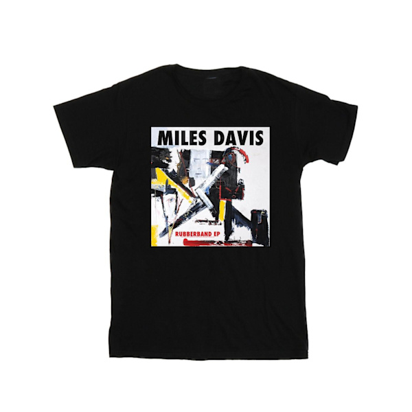 Miles Davis Dam/Damer Gummiband EP Bomull Boyfriend T-Shir Black XL
