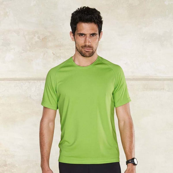 Kariban Mens Proact Sport / Tränings T-Shirt 2XL Lime Lime 2XL