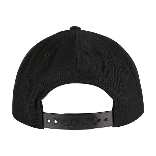 Flexfit Unisex Vuxen Logotyp 5 Panel Snapback Keps En Storlek Svart Black One Size
