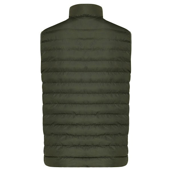 Iqoniq Meru Vadderad Kroppsvärmare för Män i Återvunnen Polyester 3XL Khakigrön Khaki Green 3XL