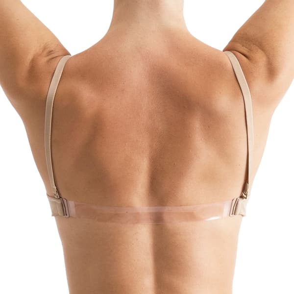 Silky Womens/Ladies Dance Seamless Clear Back Bra (1 plagg) S Nude Small
