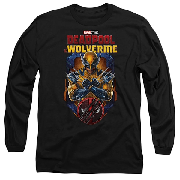 Deadpool & Wolverine Unisex Vuxen Wolverine Trasig T-Shirt XXL Sv Black XXL