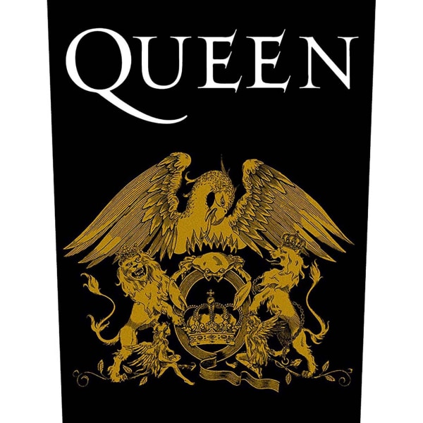 Queen Crest Patch One Size Svart/Gul/Vit Black/Yellow/White One Size