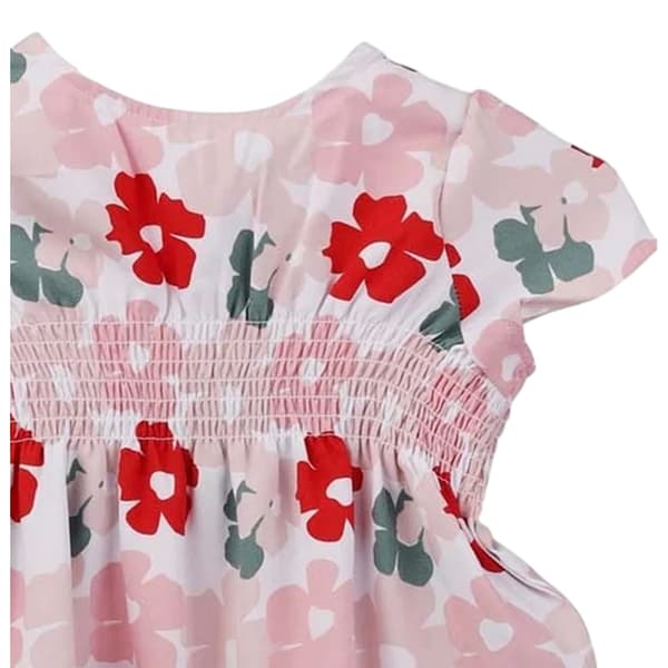 Trespass Flickklänning Ever So Floral Smock 2-3 år Röd Red 2-3 Years