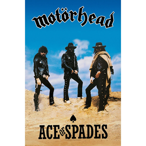 Motorhead Ace Of Spades Textil Affisch One Size Blå/Svart/Sand Blue/Black/Sand One Size