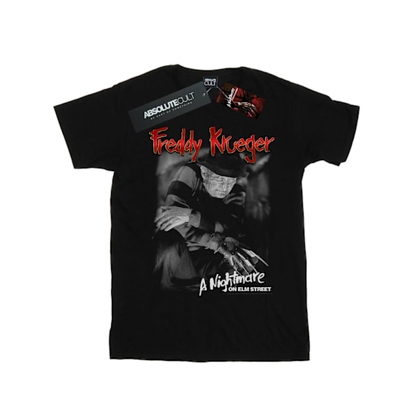 A Nightmare On Elm Street Herr Freddy Svartvitt Foto T-shirt Black M