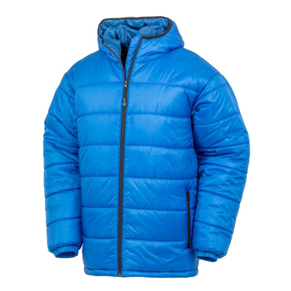 Result Äkta Återvunnen Unisex Vuxen Parka med Huva 3XL Ro Royal Blue 3XL