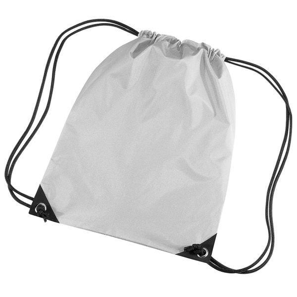 Bagbase Premium Gymsac Vattentät Väska (11 Liter) (2-pack) Silver Grey One Size