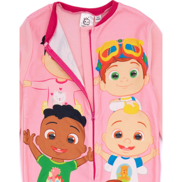 Cocomelon Flickor Karaktärer Pyjamas 12-18 Månader Rosa Pink 12-18 Months