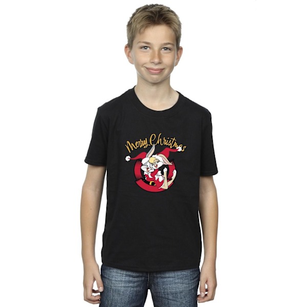 Looney Tunes Boys Lola Merry Christmas T-shirt 7-8 år Svart Black 7-8 Years