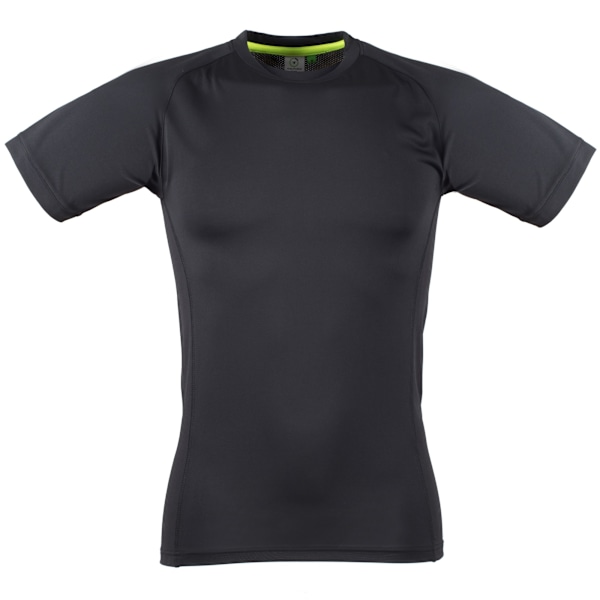 Tombo Teamsport Herr Slim Fit Kortärmad T-shirt S Svart / Svart Black / Black S