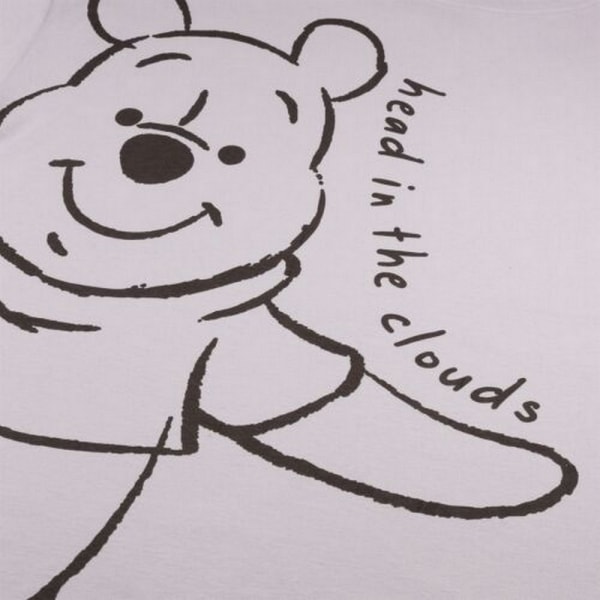 Winnie the Pooh Dam/Damhuvud I Molnen Pyjamas Topp M L Lavender/Black M