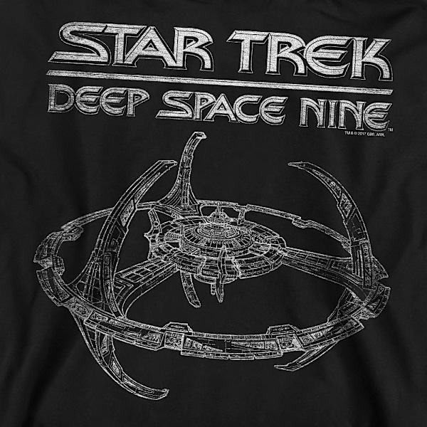 Star Trek Unisex Vuxen Deep Space Nine Station Sweatshirt XXL B Black XXL