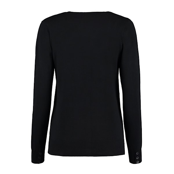 Kustom Kit Dam/Damer Arundel V-ringad kofta 10 UK Svart Black 10 UK