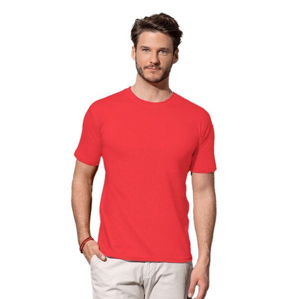 Stedman Mens Classic Fitted Tee XL Scarlet Red Scarlet Red XL