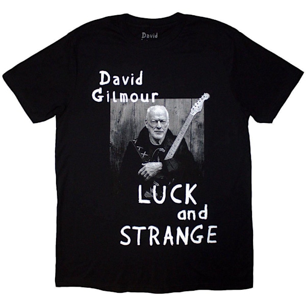 David Gilmour Unisex Vuxen Luck & Strange Porträtt T-Shirt XXL Black XXL