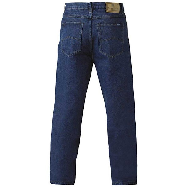 Duke Herr D555 Rockford Denim Comfort Jeans 30R Svart Black 30R