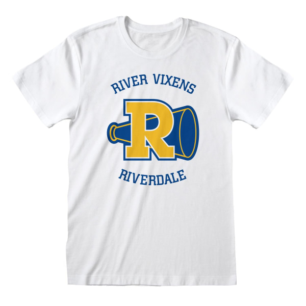 Riverdale dam/dam River Vixens pojkvän T-shirt L Vit White L