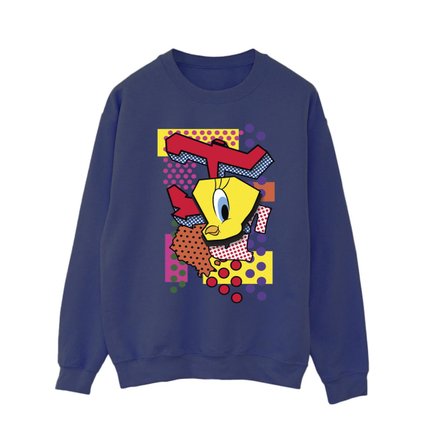 Looney Tunes Tweety Pop Art Sweatshirt L Marinblå Navy Blue L
