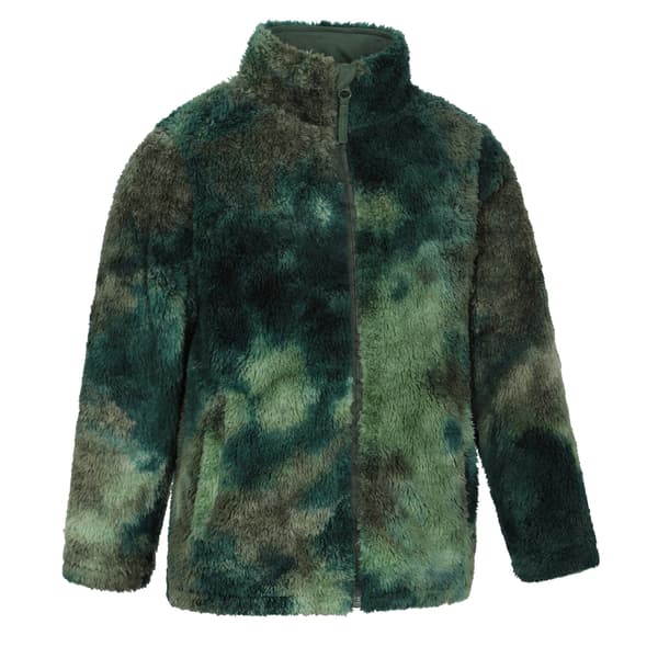 Mountain Warehouse Barn/Barn Cosy Rainbow Fleece 7-8 År Dark Green 7-8 Years