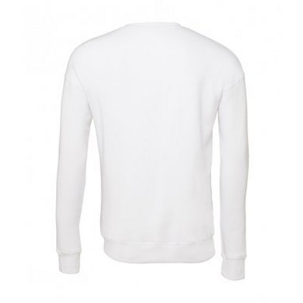 Bella + Canvas Unisex Drop Shoulder Sweatshirt M Vit White M