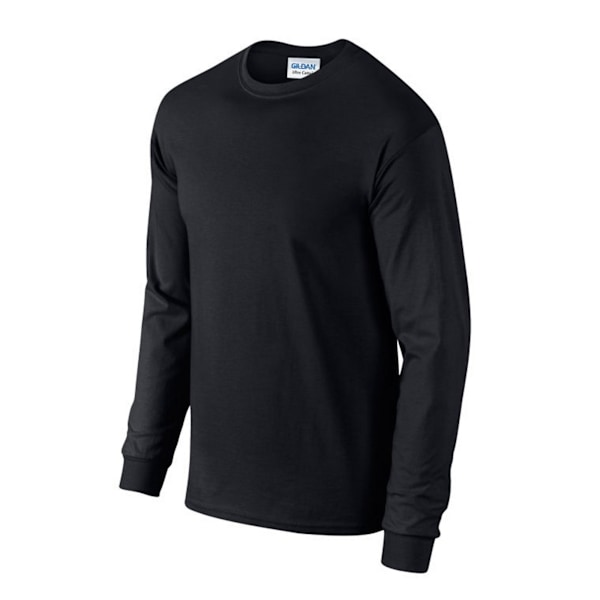 Gildan Herr Långärmad Hammer Skjorta 4XL Svart Black 4XL