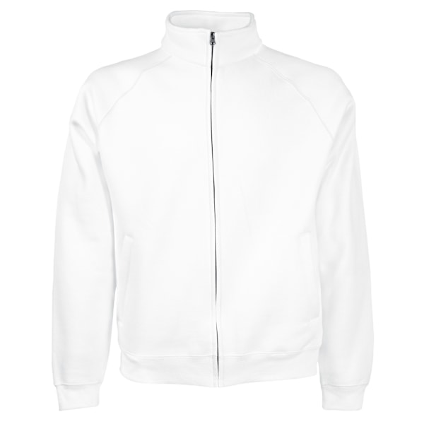 Fruit Of The Loom Herr Sweatshirt Jacka S Vit White S