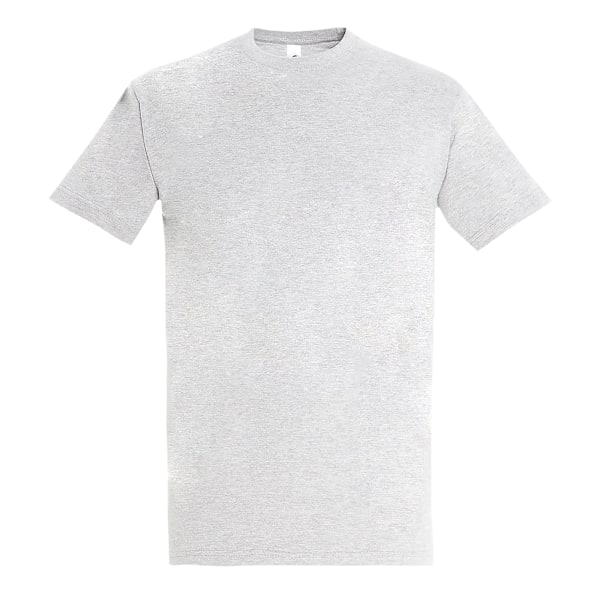 SOLS Imperial Herr T-shirt Kort Ärm Tungvikt L Askgrå Ash L