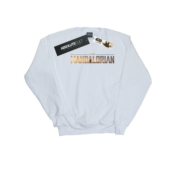 Star Wars Dam/Damer The Mandalorian Series Logotyp Sweatshirt Black S