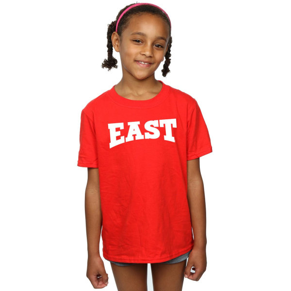 Disney Girls High School Musical The Musical East High Bomull T-shirt Red 7-8 Years