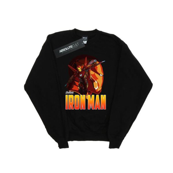 Marvel Mens Avengers Infinity War Iron Man Character Sweatshirt Black L
