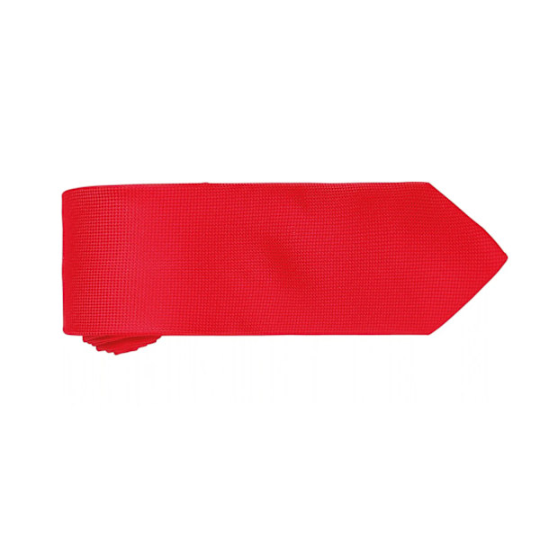 Premier Herr Micro Waffle Formell Arbetslips (2-pack) En Storlek Red One Size