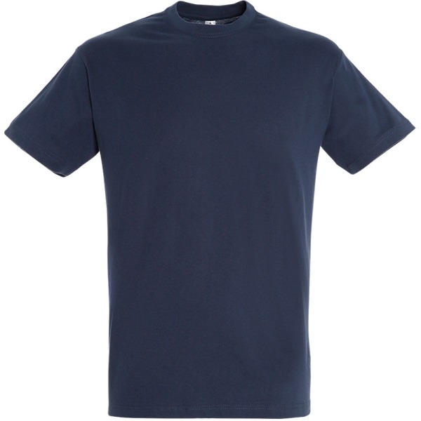 SOLS Regent kortärmad t-shirt för män XXL fransk marin French Navy XXL