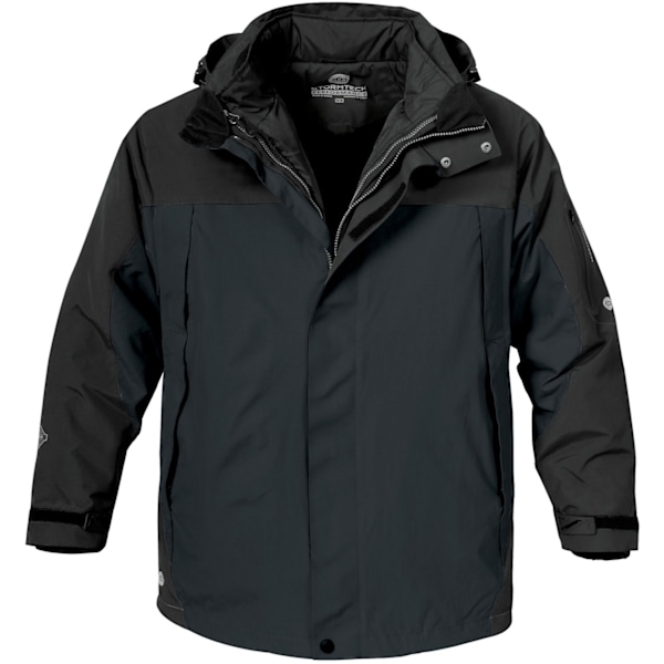 Stormtech Fusion 5 i 1 System Parka Huva Vattentät Andningsbar Black/Black 3XL