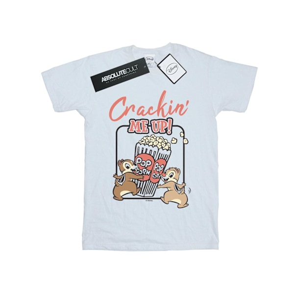 Disney Boys Chip N Dale Crackin Me Up T-shirt 7-8 år Vit White 7-8 Years