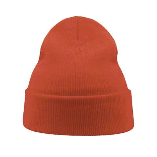 Atlantis Wind Double Skin Beanie Med Uppvikning One Size Coral Coral One Size