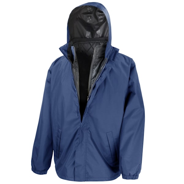 Result Core Herr 3 i 1 Jacka 4XL Marinblå Navy 4XL
