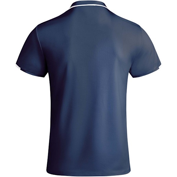 Roly Herr Tamil Kortärmad Poloshirt 3XL Marinblå/Vit Navy Blue/White 3XL