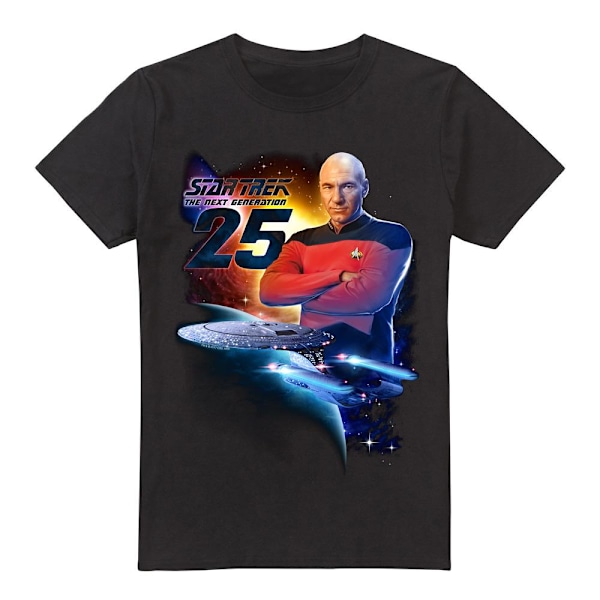 Star Trek Herr The Next Generation 25 T-Shirt XXL Svart Black XXL