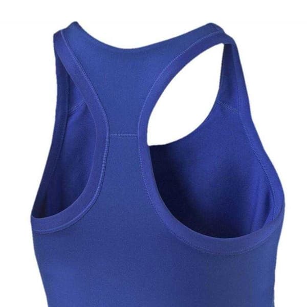 Puma Essential Performance Racerback Gym-linne för dam Blue 6 UK